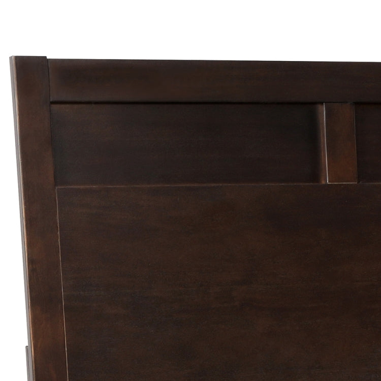 [US Warehouse] King Size Solid Wood Double Bed