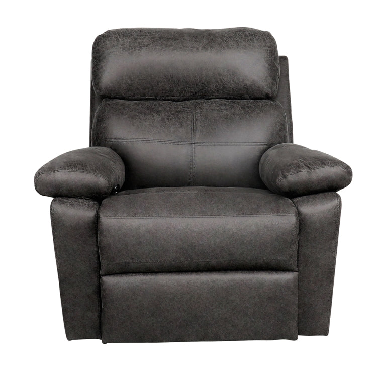 [US Warehouse] Adjustable Upholstered Recliner with Retractable Footrest, Size: 39 x 38 x 37 inch