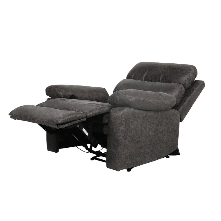 [US Warehouse] Adjustable Upholstered Recliner with Retractable Footrest, Size: 39 x 38 x 37 inch