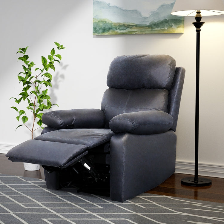 [US Warehouse] Adjustable Upholstered Recliner with Retractable Footrest, Size: 39 x 38 x 37 inch