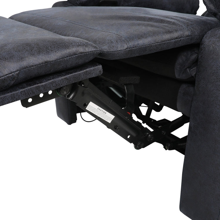 [US Warehouse] Adjustable Upholstered Recliner with Retractable Footrest, Size: 39 x 38 x 37 inch