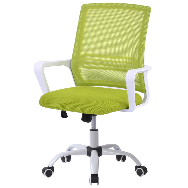 [EU Warehouse] Rotatable Lifting Adjustable Mesh Office Chair with Armrests & Wheels(Green)