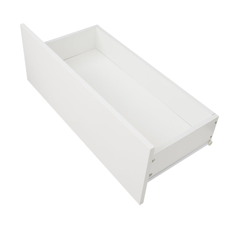 [US Warehouse] Large Entertainment TV Base Stand Cabinet with LED Light, Size: 51.2x13.8x17.7 inch(White)