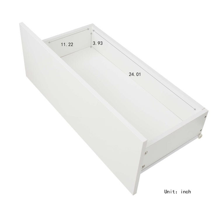 [US Warehouse] Large Entertainment TV Base Stand Cabinet with LED Light, Size: 51.2x13.8x17.7 inch(White)