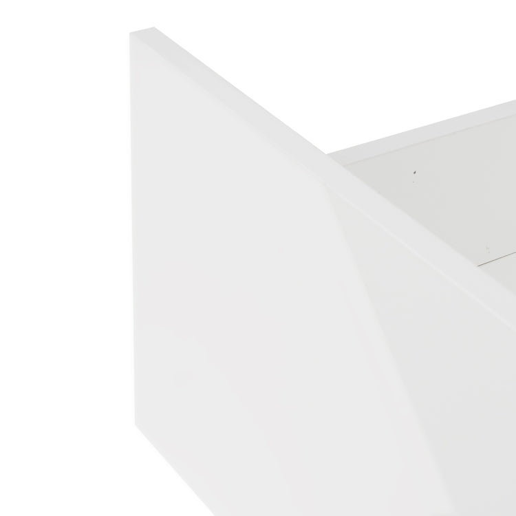 [US Warehouse] Large Entertainment TV Base Stand Cabinet with LED Light, Size: 51.2x13.8x17.7 inch(White)
