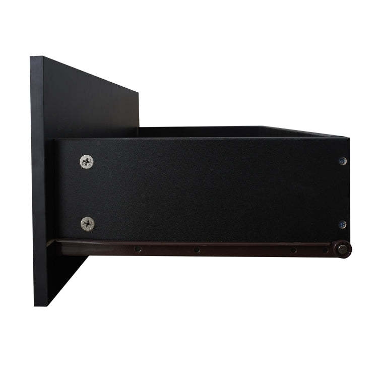 [US Warehouse] Lounge Room Living Room and Bedroom TV Cabinet with LED Lights, Size: 51.2x13.8x17.7 inch(Black)