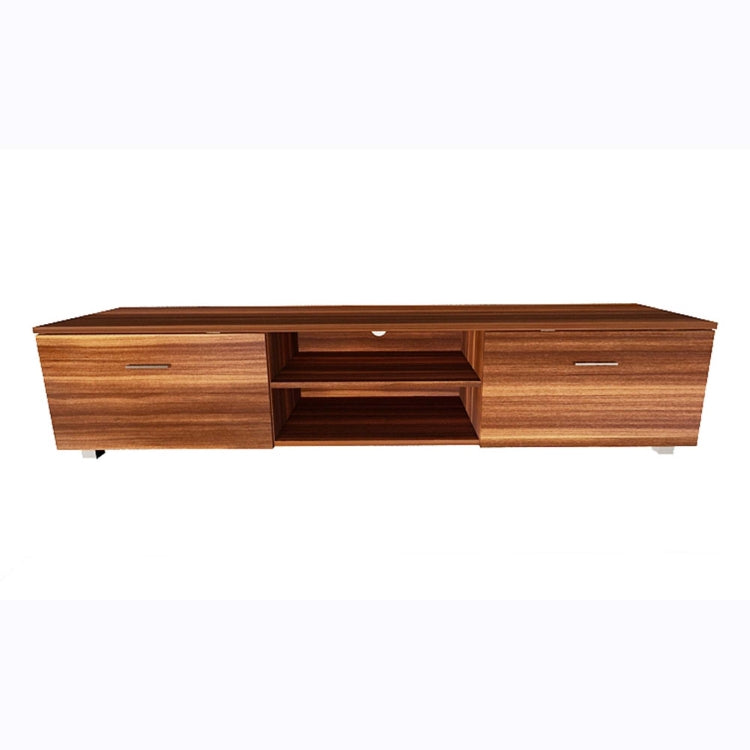 [US Warehouse] Simpleness Creative Furniture High-Gloss TV Cabinet, Size: 63x15.7x13.8 inch(Walnut+MDF)