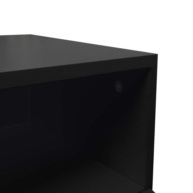 [US Warehouse] Simpleness Creative Furniture High-Gloss TV Cabinet with LED RGB Lights, Size: 47.2x13.8x17.7 inch