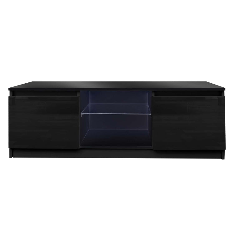 [US Warehouse] Simpleness Creative Furniture High-Gloss TV Cabinet with LED Lights, Size: 47.24x15.75x15.75 inch