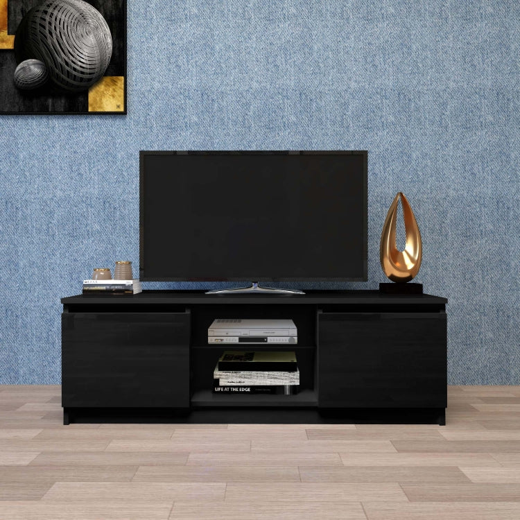 [US Warehouse] Simpleness Creative Furniture High-Gloss TV Cabinet with LED Lights, Size: 47.24x15.75x15.75 inch