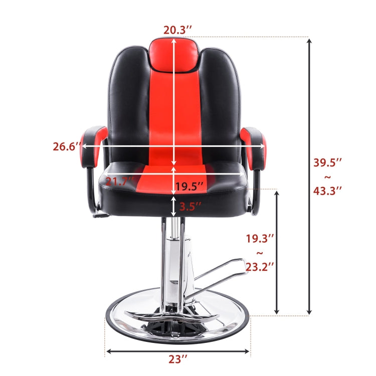 [US Warehouse] Beauty Salon Tatoo Spa Equipment Reclining Barber Chair