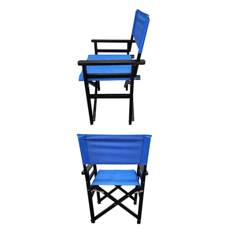 [US Warehouse] 2 PCS Wooden Canvas Folding Chair Director Chair, Size: 36 x 23 x 20 inch