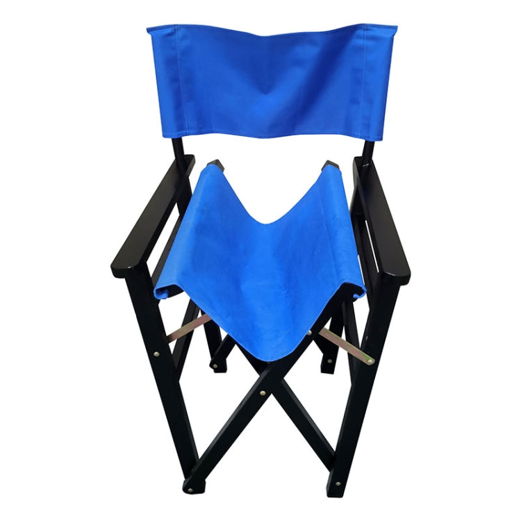 [US Warehouse] 2 PCS Wooden Canvas Folding Chair Director Chair, Size: 36 x 23 x 20 inch