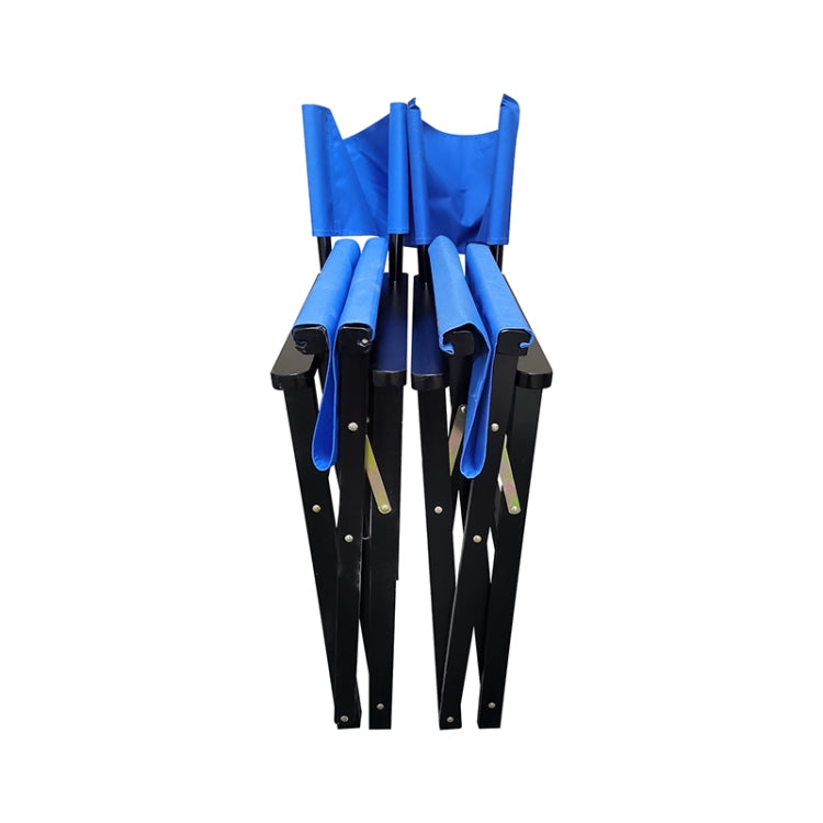 [US Warehouse] 2 PCS Wooden Canvas Folding Chair Director Chair, Size: 36 x 23 x 20 inch