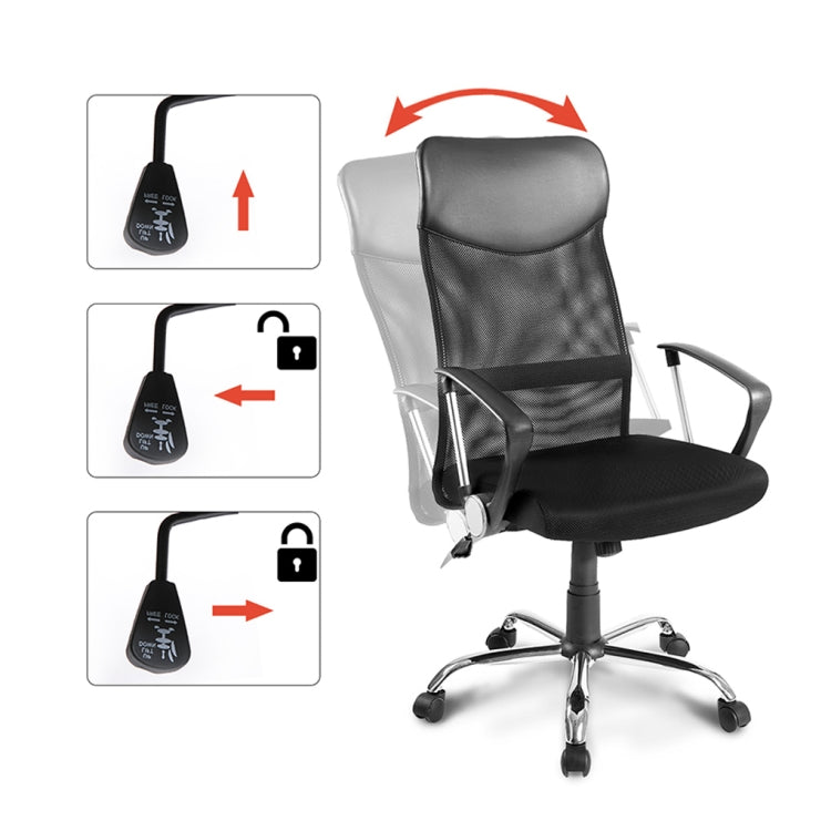 [EU Warehouse] 4 PCS Adjustable Office Moveable Swivel Chair