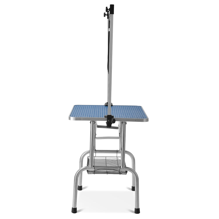 [UK Warehouse] Portable Adjustable Stainless Steel Dog Grooming Table Dresser, Size: 90x60x76cm