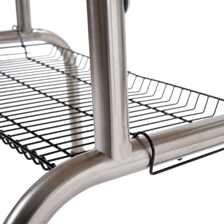 [UK Warehouse] Portable Adjustable Stainless Steel Dog Pet Grooming Table Dresser, Size: 115x55x79cm