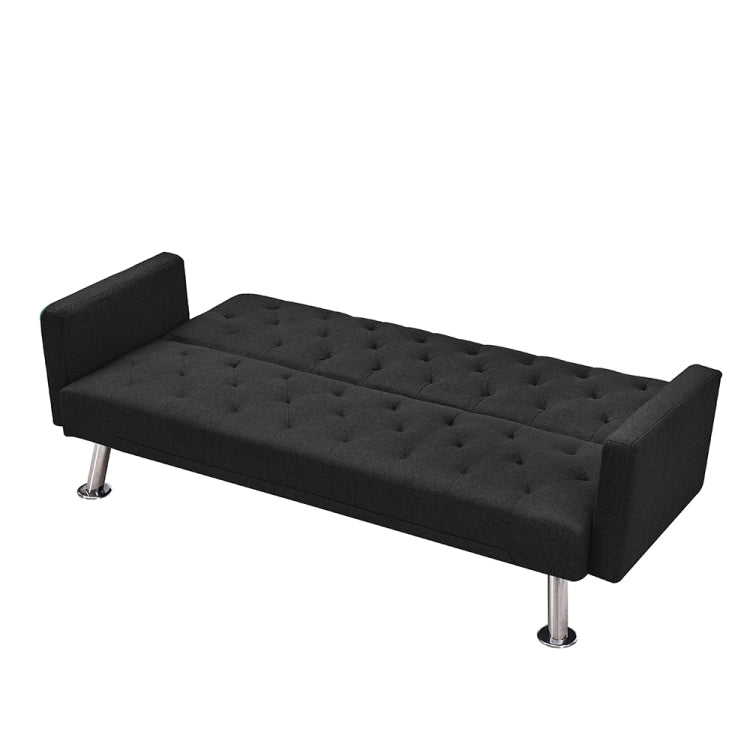 [US Warehouse] Dual-purpose Foldable Living Room Fabric Sofa Bed, Size: 72.83 x 31.5 x 29.92 inch