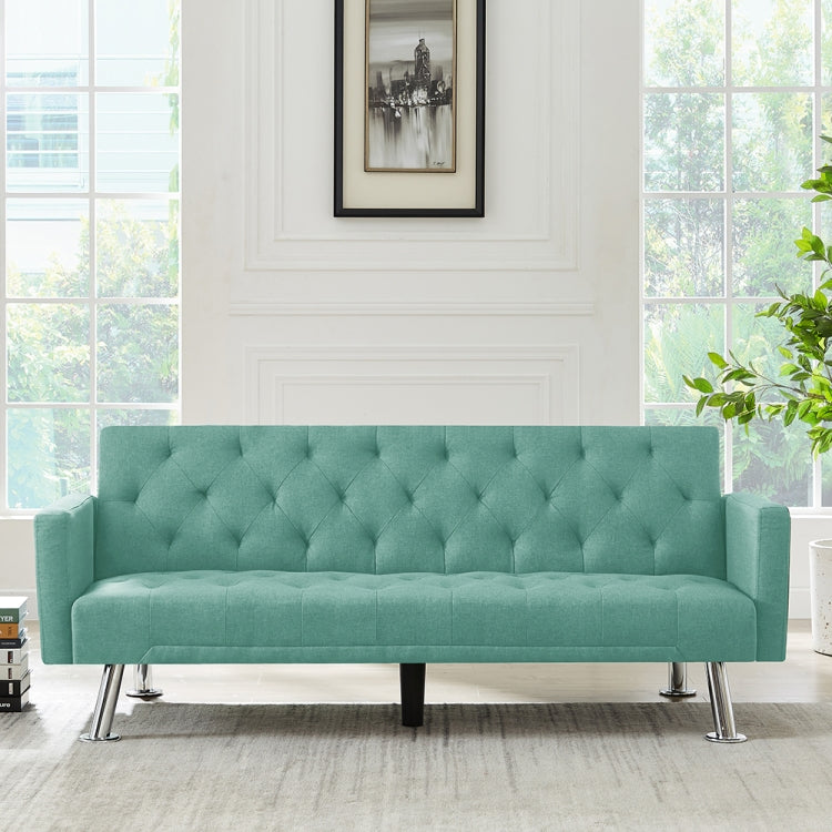 [US Warehouse] Dual-purpose Foldable Living Room Fabric Sofa Bed, Size: 72.83 x 31.5 x 29.92 inch