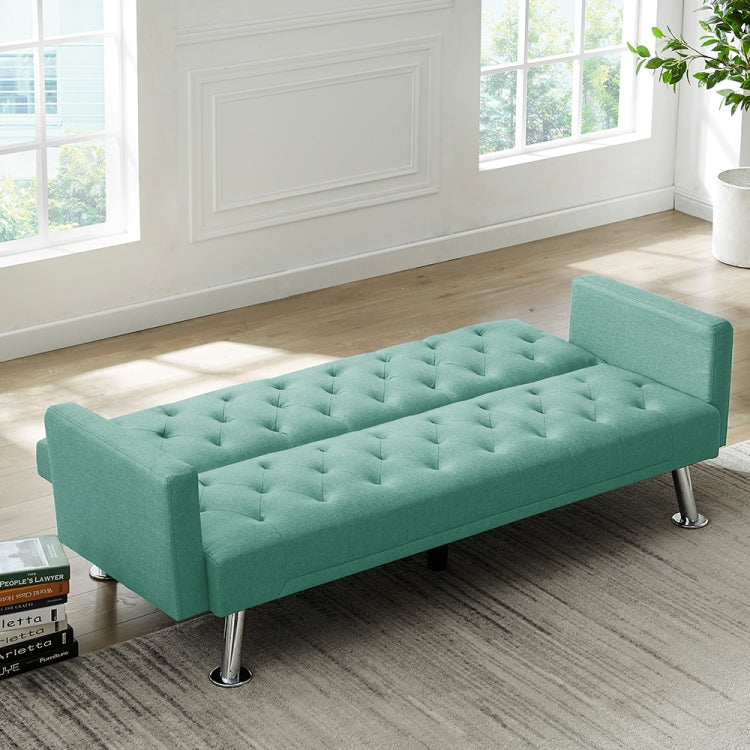 [US Warehouse] Dual-purpose Foldable Living Room Fabric Sofa Bed, Size: 72.83 x 31.5 x 29.92 inch