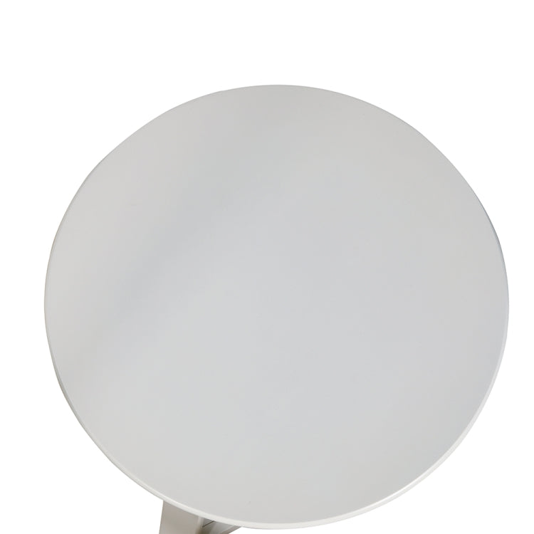[US Warehouse] American Round Side Table with Ewo Shelves, Size: 26.3 x 22 x 22 inch