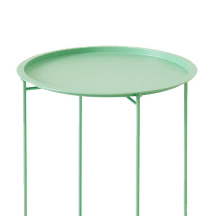 [US Warehouse] Folding Tray Metal Side Table, Size: 18.5x18.5x19.88 inch