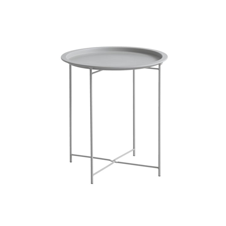 [US Warehouse] Folding Tray Metal Side Table, Size: 18.5x18.5x19.88 inch