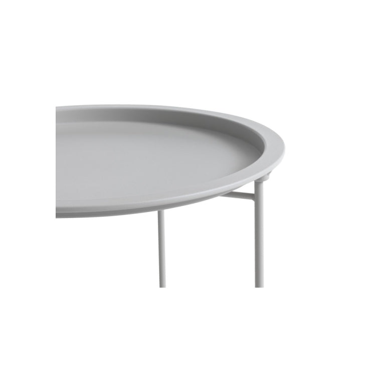 [US Warehouse] Folding Tray Metal Side Table, Size: 18.5x18.5x19.88 inch