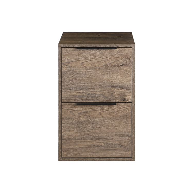 [US Warehouse] Wooden Office Filing Cabinet with 2 Drawers, Size: 15.17x16.50x24.14 inch