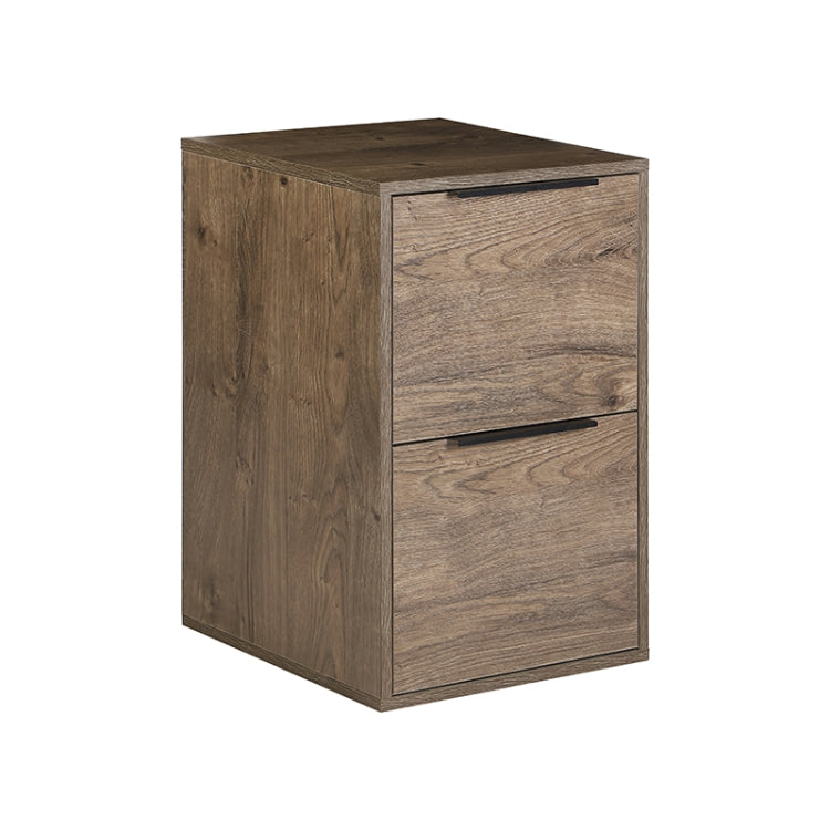 [US Warehouse] Wooden Office Filing Cabinet with 2 Drawers, Size: 15.17x16.50x24.14 inch