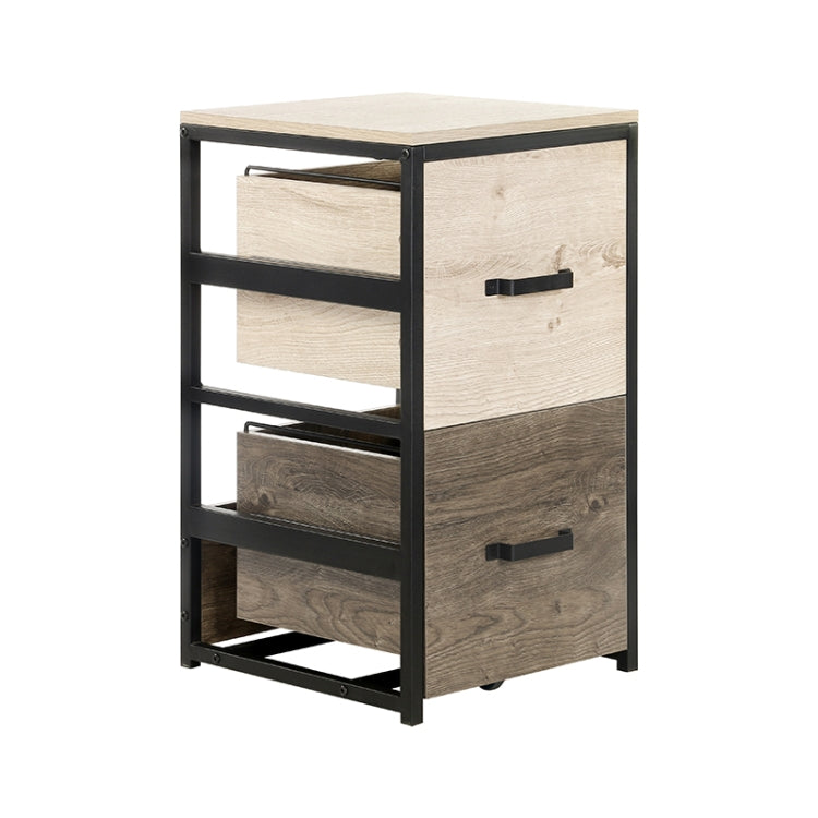 [US Warehouse] Vertical Office Filing Cabinet with 2 Drawers, Size: 15.7x16.9x28.5 inch