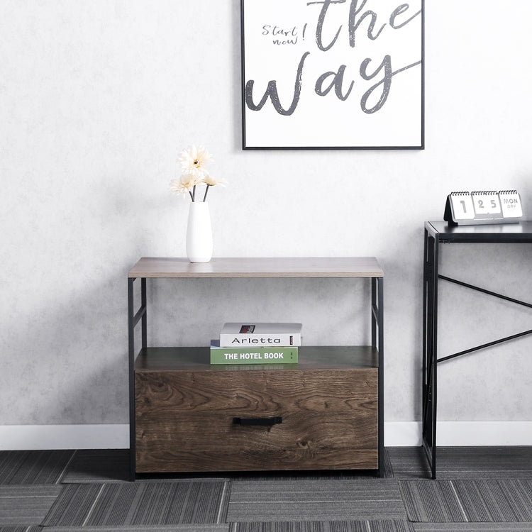 [US Warehouse] Horizontal Office Filing Cabinet with Drawers, Size: 30.32x18.5x25.2 inch