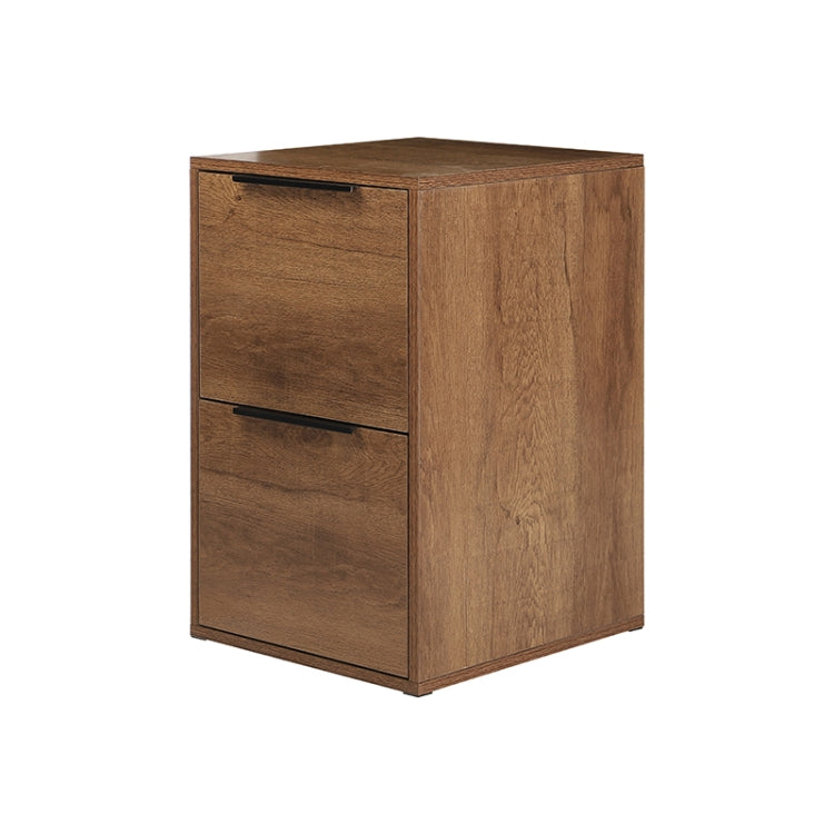 [US Warehouse] Wooden Office Filing Cabinet with 2 Drawers, Size: 15.17x16.5x24.14 inch