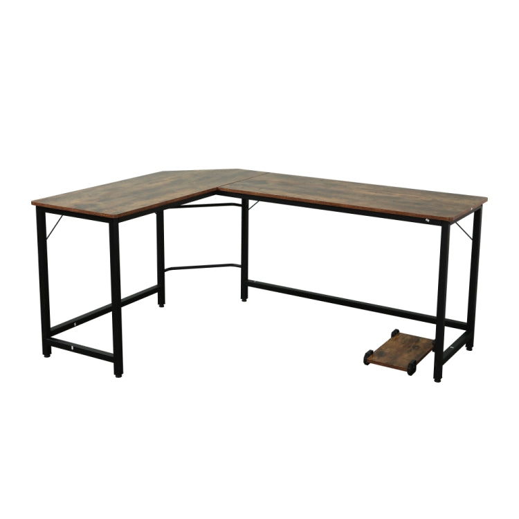 [US Warehouse] Home Office Metal Frame Wooden Table