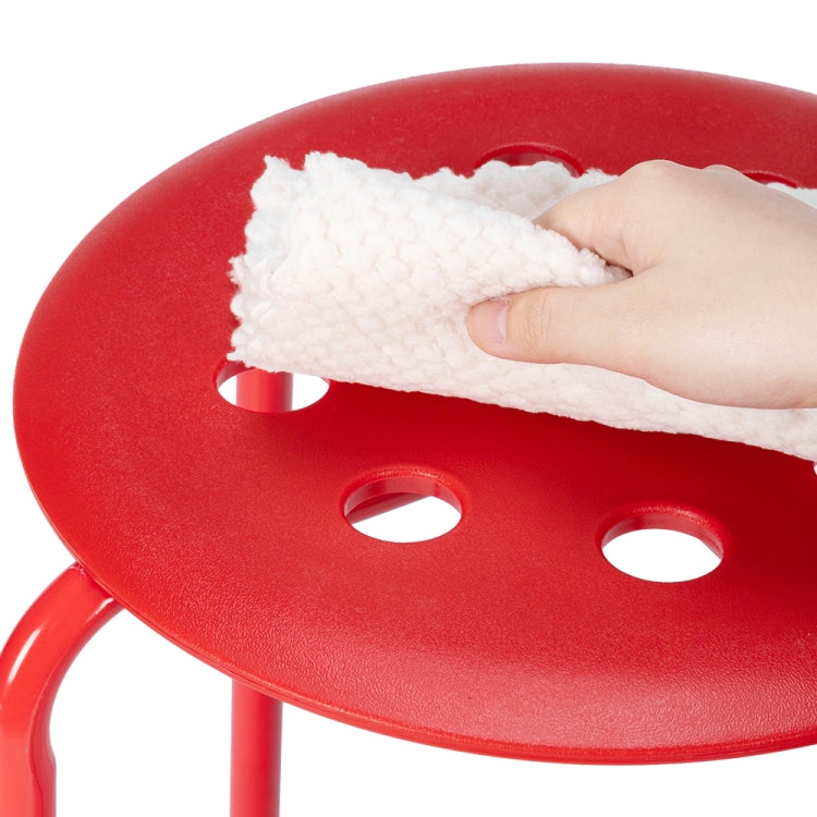 [US Warehouse] 5 PCS Stackable Round Stool In Five Colors