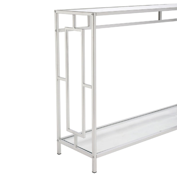 [US Warehouse] FCH Toughened Glass Panel Console Table, Size: 102x30.5x76cm