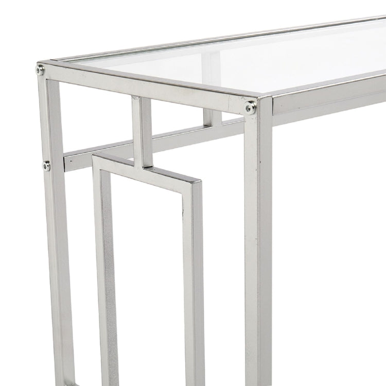 [US Warehouse] FCH Toughened Glass Panel Console Table, Size: 102x30.5x76cm