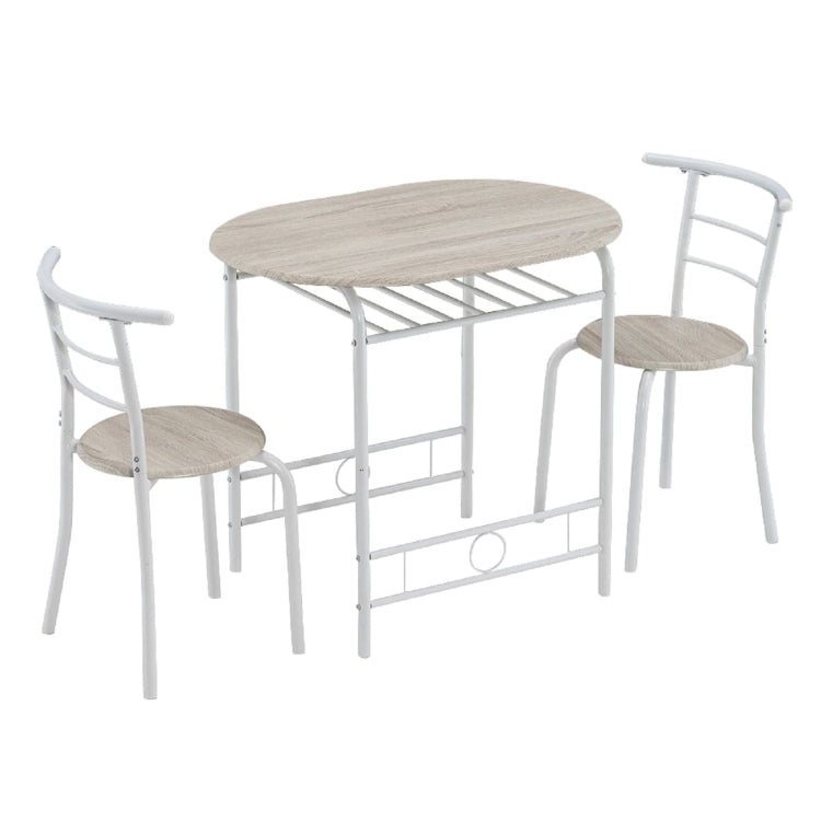 [US Warehouse] Baking Lacquer Couples Bending Back Breakfast Table, Size: 80x53x76cm
