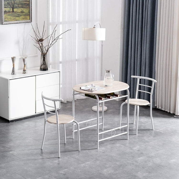 [US Warehouse] Baking Lacquer Couples Bending Back Breakfast Table, Size: 80x53x76cm