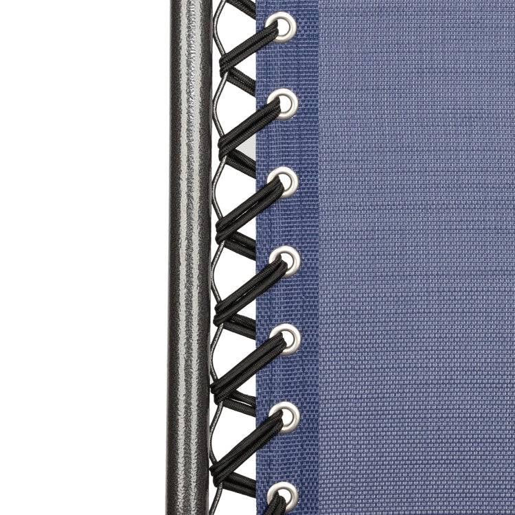 [US Warehouse] 2 PCS Plum Blossom Lock Portable Folding Chairs, Size: 175x66x111cm (Blue)