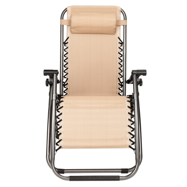 [US Warehouse] 2 PCS Plum Blossom Lock Portable Folding Chairs (Khaki)