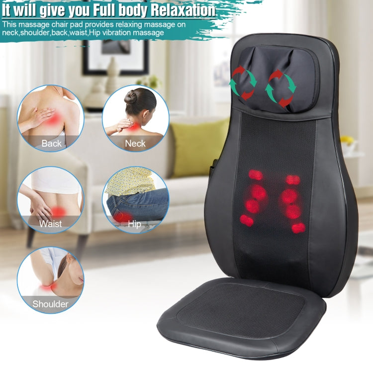 [US Warehouse] 110V PU Shiatsu Neck & Back Massage Cushion with Heat
