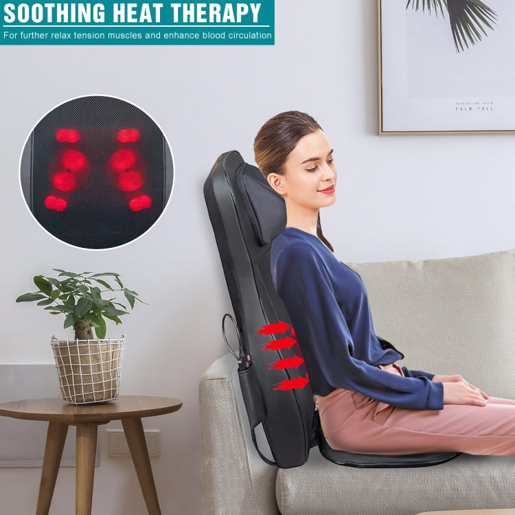 [US Warehouse] 110V PU Shiatsu Neck & Back Massage Cushion with Heat