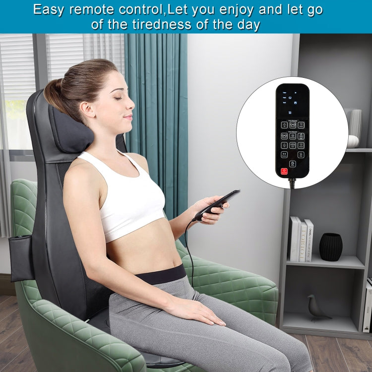 [US Warehouse] 110V PU Shiatsu Neck & Back Massage Cushion with Heat