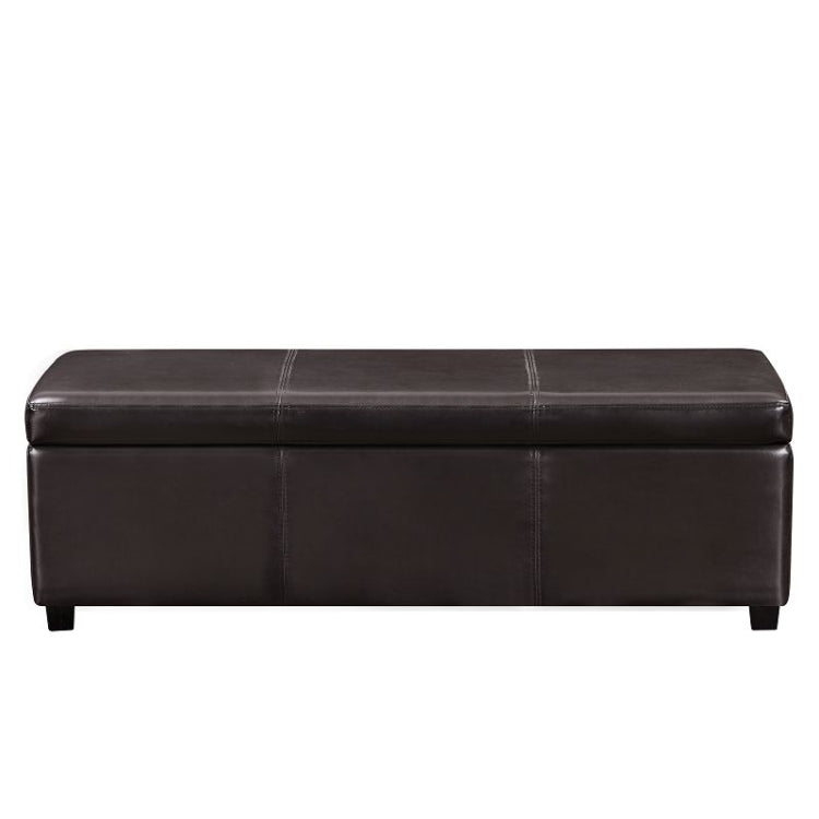 [US Warehouse] Home Foot Rest Long Stool with Lockers, Size: 122x46x41cm