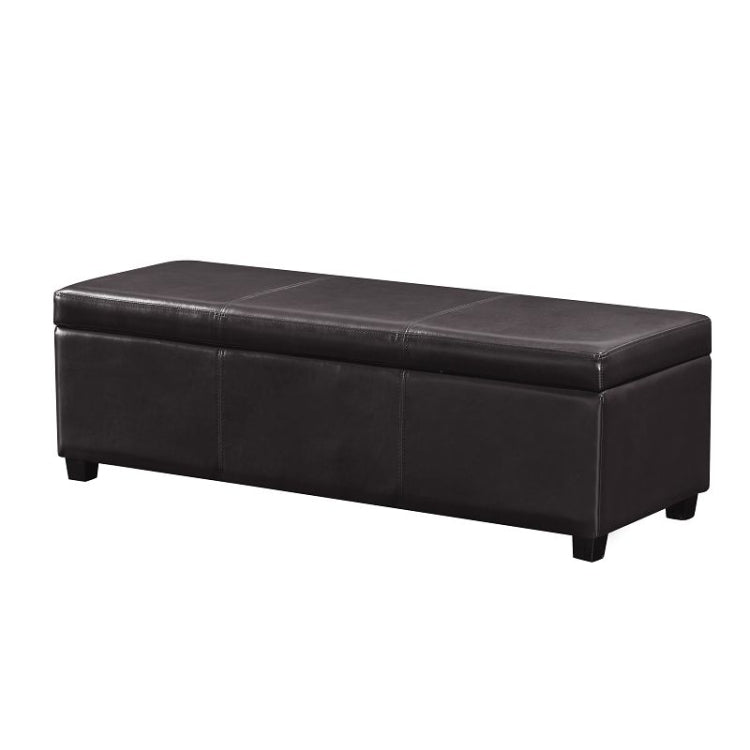 [US Warehouse] Home Foot Rest Long Stool with Lockers, Size: 122x46x41cm