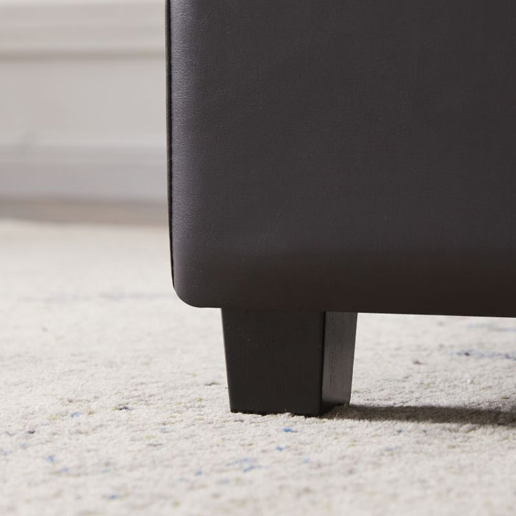 [US Warehouse] Home Foot Rest Long Stool with Lockers, Size: 122x46x41cm