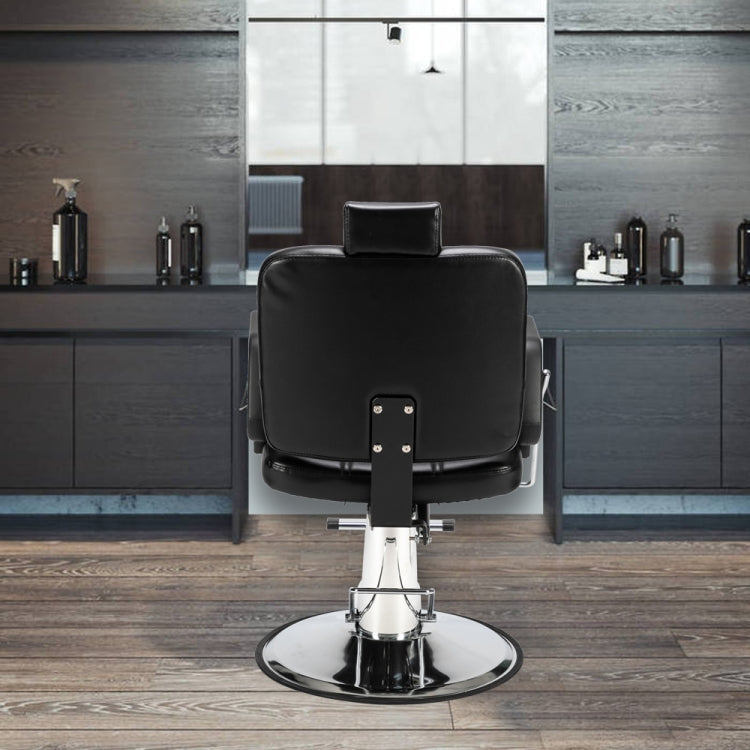 [US Warehouse] Reclining Haircut Chair Hairdressing Chair (Black)