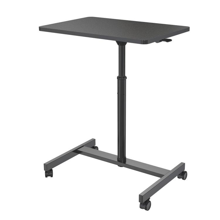[US Warehouse] Ergonomic Design Home Office Adjustable Height Movable Laptop Desk Writing Table (Black)