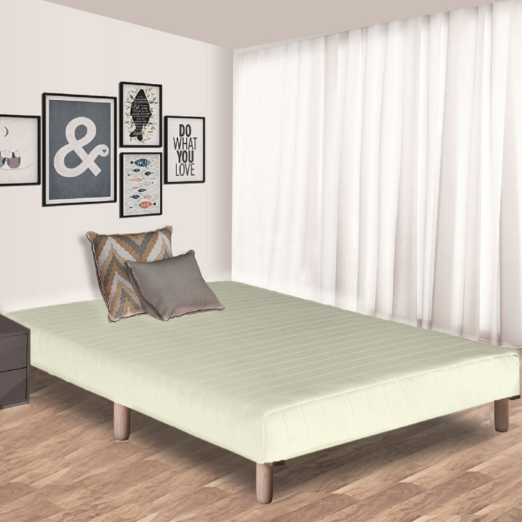 [JPN Warehouse] Mattress with Wooden Feet Holde, Size: 120x195x34cm